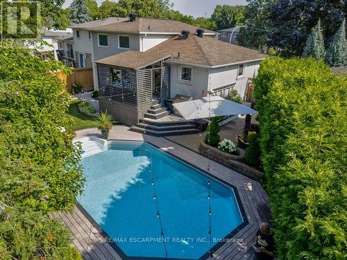 1482 Epping Road, Burlington, ON - Outdoor With In Ground Pool