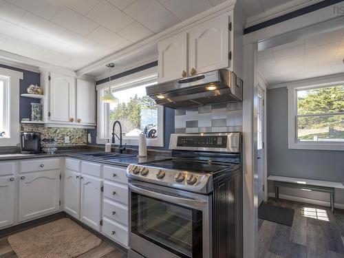 1772 304 Highway, Cape Forchu, NS - Indoor Photo Showing Kitchen With Double Sink