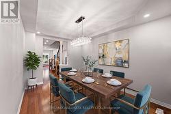 Spacious Dining Room W Coffered Ceilings - 