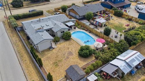 9694 School Road, Coldstream, BC - Outdoor With In Ground Pool With View
