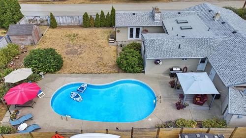 9694 School Road, Coldstream, BC - Outdoor With In Ground Pool With Deck Patio Veranda