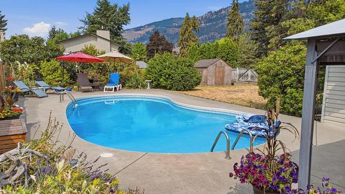 9694 School Road, Coldstream, BC - Outdoor With In Ground Pool