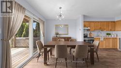 Virtually Staged Image of Dining room setup - 