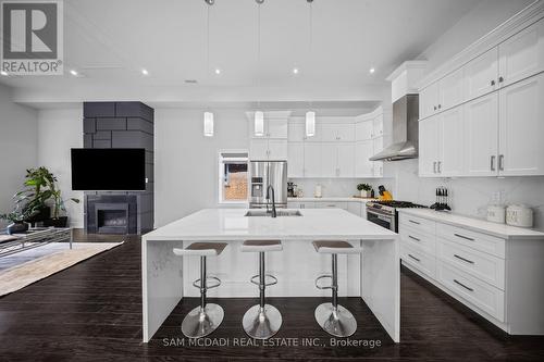 30 Maple Avenue N, Mississauga, ON - Indoor Photo Showing Kitchen With Upgraded Kitchen