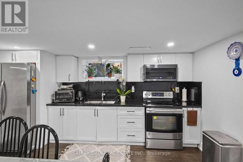 30 Maple Avenue N, Mississauga, ON - Indoor Photo Showing Kitchen With Stainless Steel Kitchen