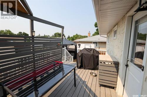 86 Straub Crescent, Regina, SK - Outdoor With Deck Patio Veranda With Exterior
