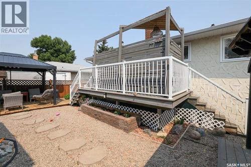 86 Straub Crescent, Regina, SK - Outdoor With Deck Patio Veranda With Exterior