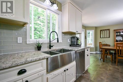 3889 Baseline Road, Springwater, ON - Indoor Photo Showing Kitchen With Double Sink With Upgraded Kitchen