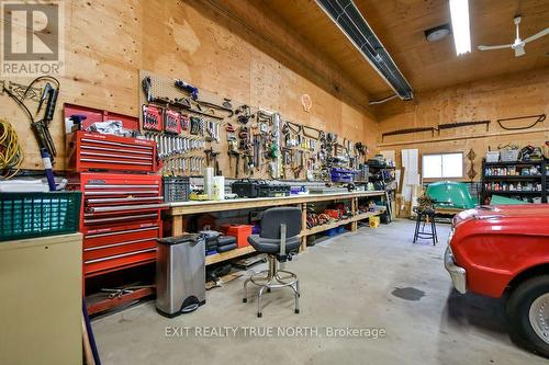 3889 Baseline Road, Springwater, ON - Indoor Photo Showing Garage