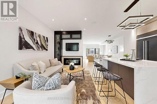 127 Banff Road, Toronto, ON - Indoor With Fireplace
