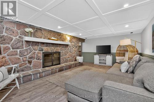 320 6 Concession E, Tiny, ON - Indoor Photo Showing Other Room With Fireplace