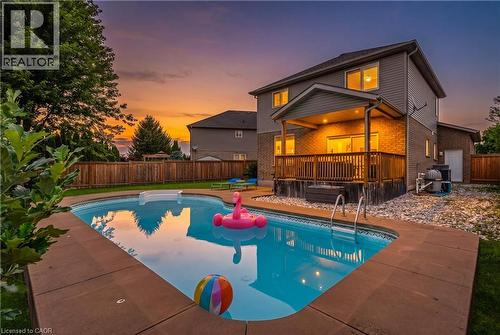 80 Loretta Drive, Virgil, ON - Outdoor With In Ground Pool With Deck Patio Veranda