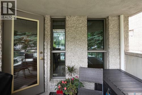 104 303 5Th Avenue N, Saskatoon, SK -  With Deck Patio Veranda With Exterior