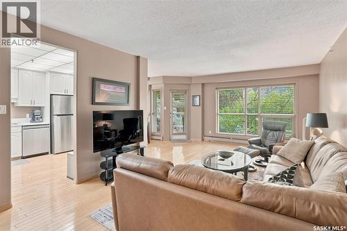 104 303 5Th Avenue N, Saskatoon, SK - Indoor Photo Showing Living Room