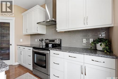 4665 Skinner Crescent, Regina, SK - Indoor Photo Showing Kitchen With Upgraded Kitchen