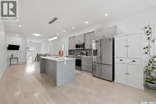 171 Thakur Street, Saskatoon, SK - Indoor Photo Showing Kitchen With Upgraded Kitchen