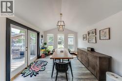 Dining room that leads to back deck - 