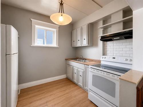 374 Des Meurons Street, Winnipeg, MB - Indoor Photo Showing Kitchen With Double Sink