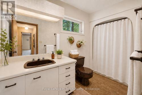 Digitally Staged/Enhanced - 54 Lackie Crescent, Tiny, ON - Indoor Photo Showing Bathroom