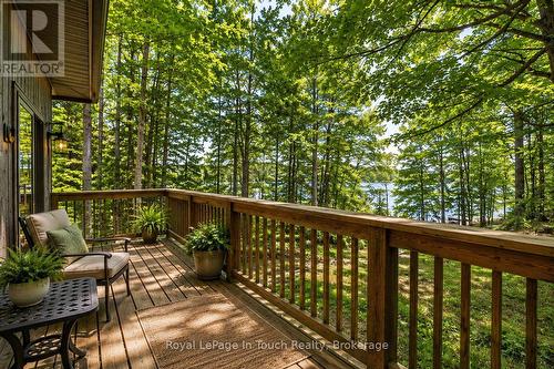 Digitally Staged/Enhanced - 54 Lackie Crescent, Tiny, ON - Outdoor With Deck Patio Veranda
