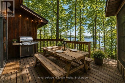 Digitally Staged/Enhanced - 54 Lackie Crescent, Tiny, ON - Outdoor With Body Of Water With Deck Patio Veranda With Exterior
