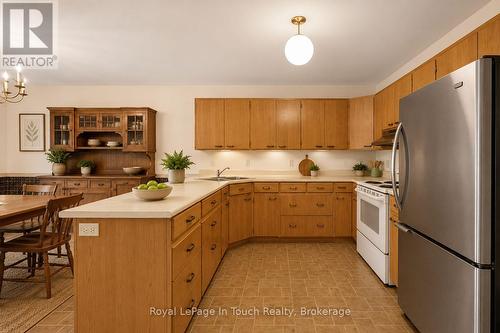 Digitally Staged/Enhanced - 54 Lackie Crescent, Tiny, ON - Indoor Photo Showing Kitchen With Double Sink