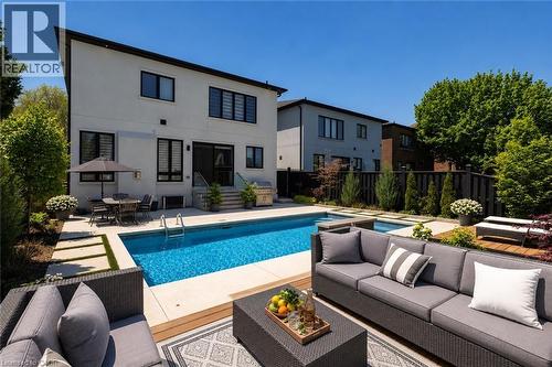 175 Burloak Drive W, Oakville, ON - Outdoor With In Ground Pool With Deck Patio Veranda