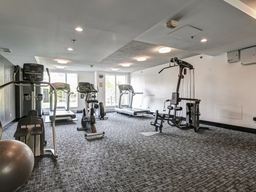 Exercise Room - 2009-650 Rue Jean-D'Estrées, Montréal (Ville-Marie), QC - Indoor Photo Showing Gym Room