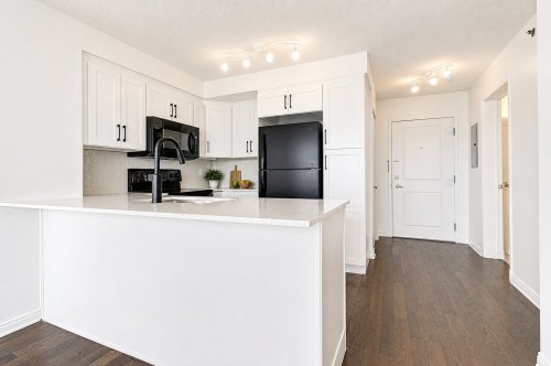 Kitchen - 2009-650 Rue Jean-D'Estrées, Montréal (Ville-Marie), QC - Indoor Photo Showing Kitchen