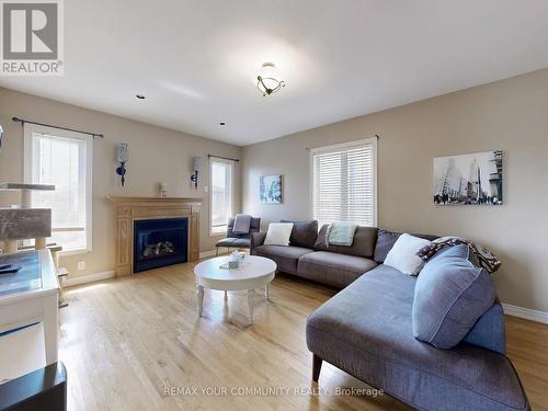 24 Cachet Hill Crescent, Vaughan, ON - Indoor Photo Showing Living Room With Fireplace
