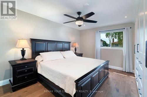 Spacious Primary Bedroom Overlooking Pool - 35 John Dexter Place, Markham, ON - Indoor Photo Showing Bedroom