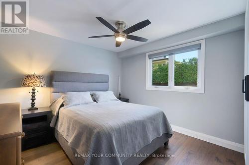 Main Level 4th Bedroom Overlooking Pool - 35 John Dexter Place, Markham, ON - Indoor Photo Showing Bedroom