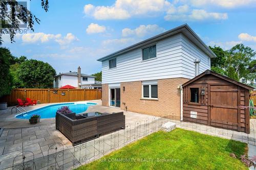Wrap-Around Yard, No Wasted Space! - 35 John Dexter Place, Markham, ON - Outdoor With In Ground Pool