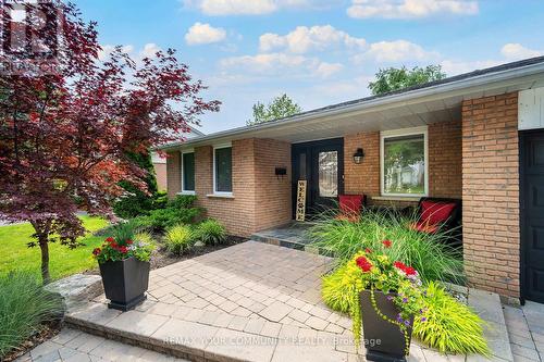 Stone Walkway and Covered Porch - 35 John Dexter Place, Markham, ON - Outdoor