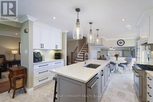 Contemporary Custom Cabinets - 35 John Dexter Place, Markham, ON - Indoor Photo Showing Kitchen With Upgraded Kitchen