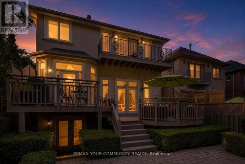 477 Old Orchard Grove, Toronto, ON - Outdoor With Balcony With Deck Patio Veranda