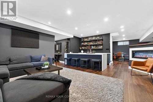 6 Grayson Road, Ajax, ON - Indoor With Fireplace