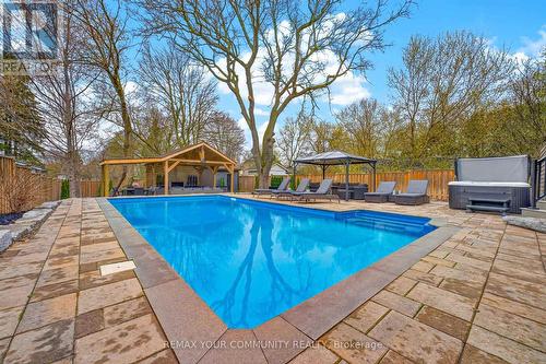 6 Grayson Road, Ajax, ON - Outdoor With In Ground Pool