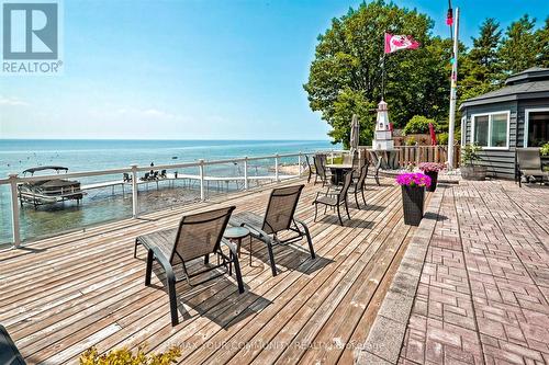 1834 Tiny Beaches Road S, Tiny, ON - Outdoor With Body Of Water With Deck Patio Veranda
