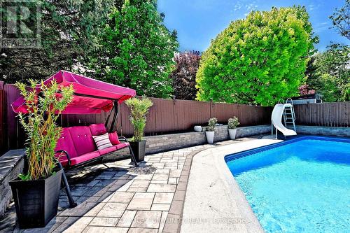 48 Haskell Crescent, Aurora, ON - Outdoor With In Ground Pool With Deck Patio Veranda