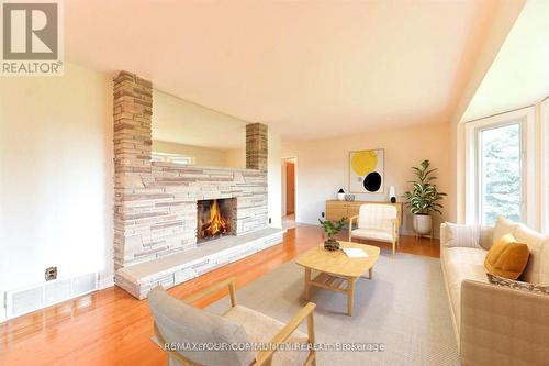 6162 Highway 9, King, ON - Indoor Photo Showing Living Room With Fireplace