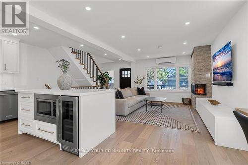 1379 Caroline Street, Burlington, ON - Indoor With Fireplace