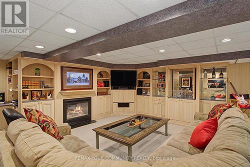 23 Cranberry Lane, Aurora, ON - Indoor With Fireplace