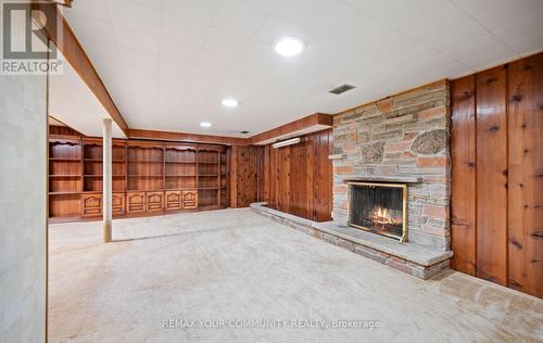628 Shenandoah Drive, Mississauga, ON - Indoor Photo Showing Other Room With Fireplace