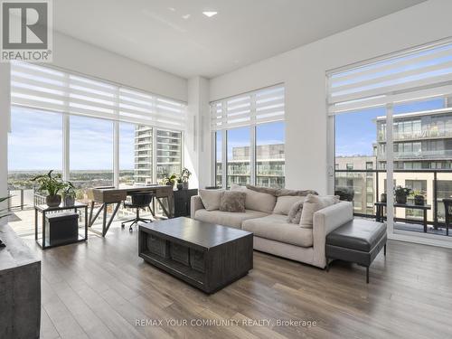 Gorgeouse Northwest views - 1012 - 99 Eagle Rock Way, Vaughan, ON - Indoor Photo Showing Living Room