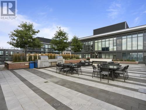 Dining, seating and BBQ area - 1012 - 99 Eagle Rock Way, Vaughan, ON - Outdoor