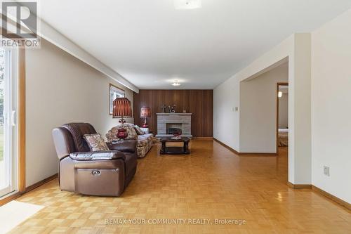 17 Harris Crescent, Vaughan, ON - Indoor Photo Showing Living Room With Fireplace