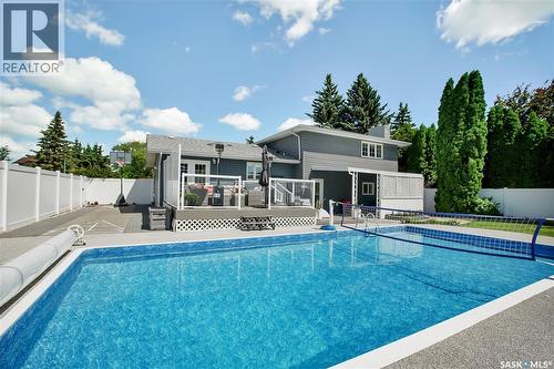 217 Mount Allison Crescent, Saskatoon, SK - Outdoor With In Ground Pool With Deck Patio Veranda