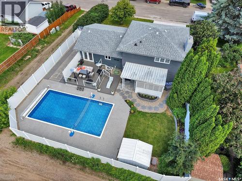 217 Mount Allison Crescent, Saskatoon, SK - Outdoor With In Ground Pool With Deck Patio Veranda
