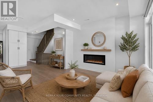 92 Holyrood Crescent, Vaughan, ON - Indoor Photo Showing Living Room With Fireplace